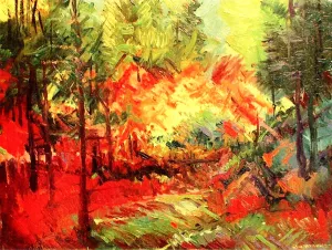 Autumn Flame by George Wesley Bellows - Oil Painting Reproduction