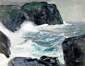 Blackhead and Sea by George Wesley Bellows Oil Painting