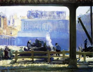 Blue Morning by George Wesley Bellows - Oil Painting Reproduction