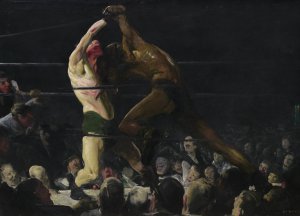 Both Members of This Club by George Wesley Bellows Oil Painting