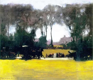 Central Park by George Wesley Bellows Oil Painting