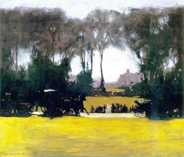 Main Product Photo of Central Park Painting by George Wesley Bellows