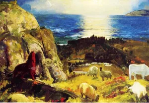 Criehaven, Large Oil painting by George Wesley Bellows