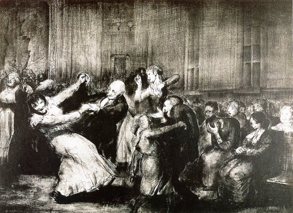 Main Product Photo of Dance in a Madhouse Painting by George Wesley Bellows