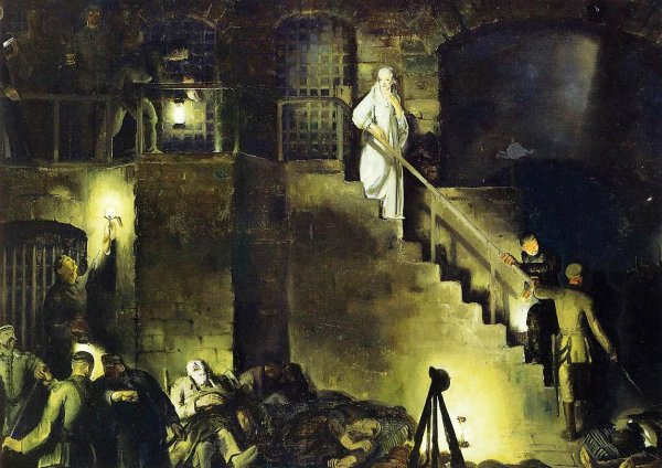 Main Product Photo of Edith Cavell Painting by George Wesley Bellows
