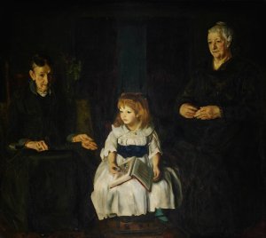 Elinor, Jean and Anna  by George Wesley Bellows Oil Painting