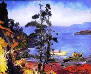 Evening Blue by George Wesley Bellows Oil Painting