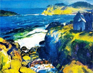 Farm of John Tom by George Wesley Bellows - Oil Painting Reproduction