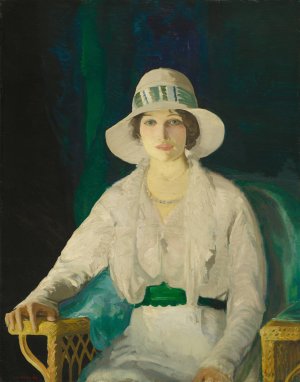 Florence Sittenham Davey by George Wesley Bellows Oil Painting