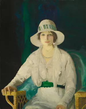 Florence Sittenham Davey by George Wesley Bellows Oil Painting