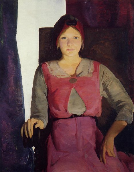 Garaldine Lee, No. 2 by George Wesley Bellows - Hand-Painted Oil Painting Reproduction