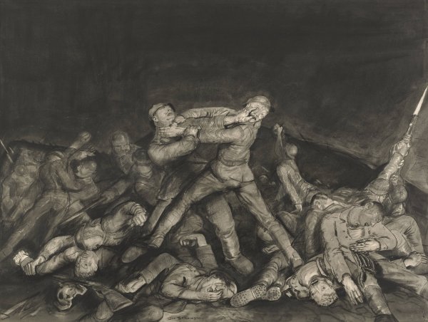 Ghost Of Sergeant Pelly  by George Wesley Bellows - Hand-Painted Oil Painting Reproduction