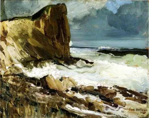 Gull Rock and Whitehead by George Wesley Bellows Oil Painting