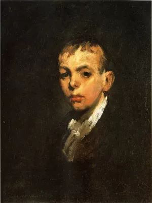 Head of a Boy by George Wesley Bellows - Oil Painting Reproduction