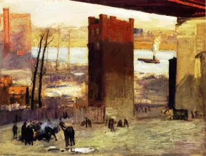Lone Tenement by George Wesley Bellows - Oil Painting Reproduction