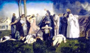 Massacre at Dinant Oil painting by George Wesley Bellows