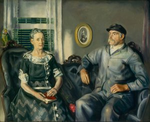 Mr. and Mrs. Phillip Wase by George Wesley Bellows Oil Painting