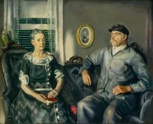 Mr. and Mrs. Phillip Wase by George Wesley Bellows Oil Painting