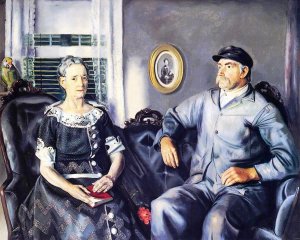 Mr. and Mrs. Phillip Wase by George Wesley Bellows Oil Painting