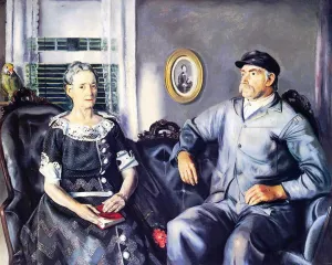 Mr. and Mrs. Phillip Wase by George Wesley Bellows Oil Painting