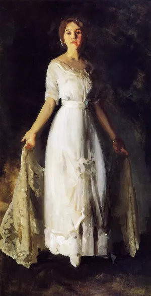 Mrs. Albert M. Miller by George Wesley Bellows Oil Painting