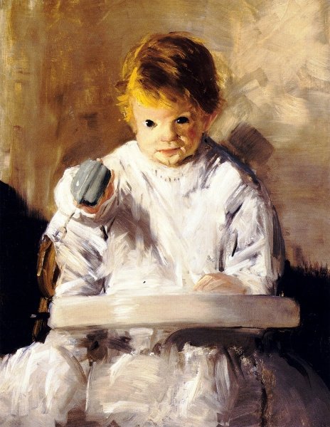 My Baby by George Wesley Bellows - Hand-Painted Oil Painting Reproduction