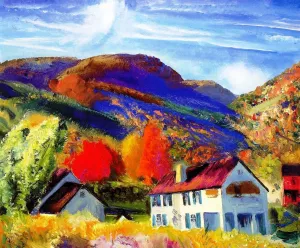 My House, Woodstock by George Wesley Bellows - Oil Painting Reproduction