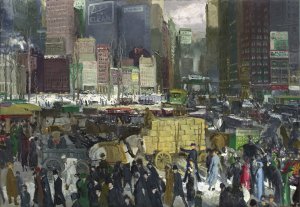 New York by George Wesley Bellows Oil Painting