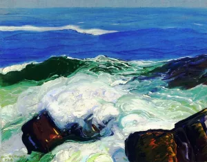 Out of the Calm by George Wesley Bellows - Oil Painting Reproduction