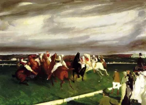Polo at Lakewood by George Wesley Bellows - Oil Painting Reproduction