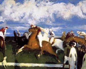 Polo Game by George Wesley Bellows Oil Painting