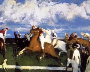 Polo Game by George Wesley Bellows Oil Painting