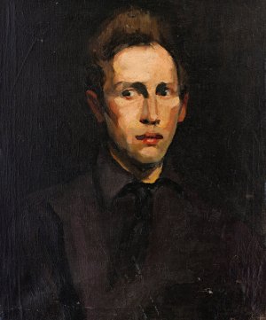 Portrait Of A Young Man by George Wesley Bellows Oil Painting