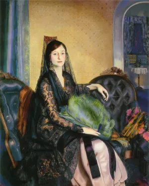 Portrait of Elizabeth Alexander by George Wesley Bellows Oil Painting