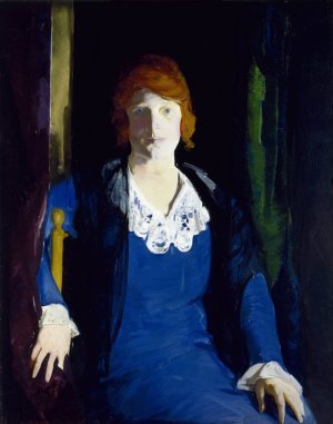 Portrait of Florence Pierce by George Wesley Bellows Oil Painting