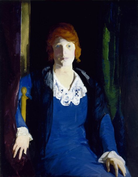 Portrait of Florence Pierce  by George Wesley Bellows - Hand-Painted Oil Painting Reproduction