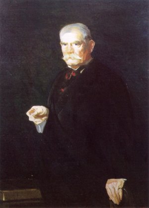 Portrait of Judge Peter Olney, Three Quarter Length Oil painting by George Wesley Bellows