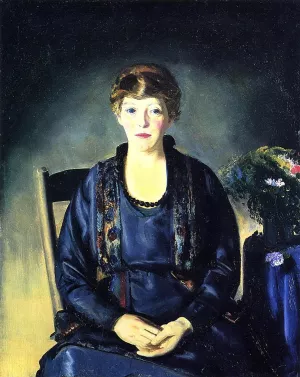 Portrait of Laura by George Wesley Bellows - Oil Painting Reproduction