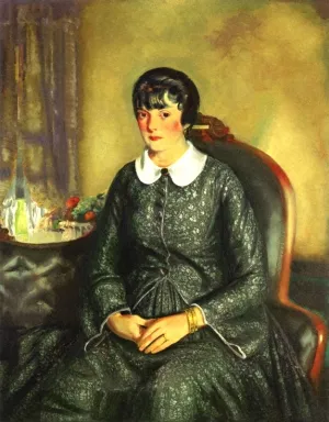Portrait of Mary McKinnon by George Wesley Bellows Portrait of Mary McKinnon Oil painting by George Wesley Bellows