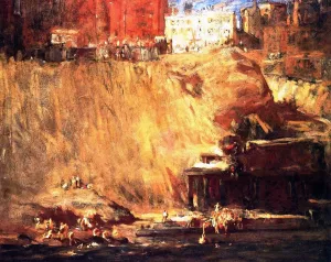 River Rats by George Wesley Bellows Oil Painting