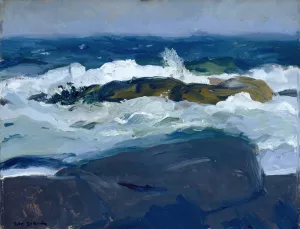 Rock Reef, Maine Oil painting by George Wesley Bellows