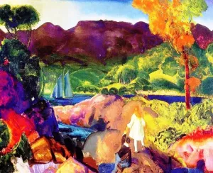 Romance of Autumn Oil painting by George Wesley Bellows