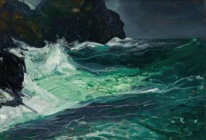 Storm Sea by George Wesley Bellows Oil Painting