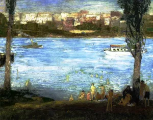 Summer City by George Wesley Bellows Oil Painting