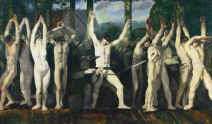The Barricade  by George Wesley Bellows Oil Painting