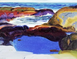 The Blue Pool by George Wesley Bellows Oil Painting