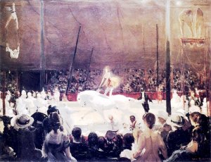 The Circus by George Wesley Bellows Oil Painting