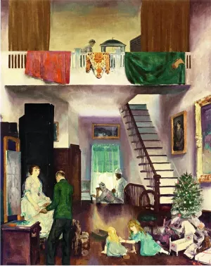 The Studio by George Wesley Bellows Oil Painting