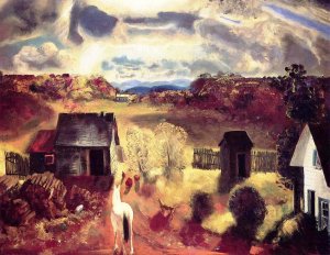 The White Horse by George Wesley Bellows Oil Painting