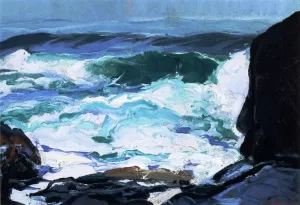 Tide Ledge by George Wesley Bellows Oil Painting
